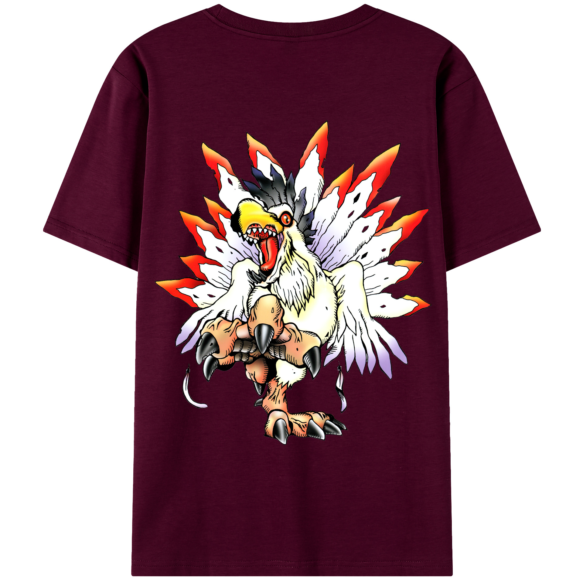 （画像用） Digimon デジタルモンスター/デジモン レディース半袖Tシャツ(バックプリント)